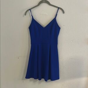 Royal Blue spaghetti strap homecoming or cocktail dress